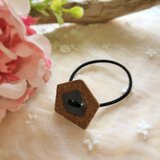 陶のヘアゴム☆