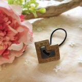 陶のヘアゴム☆