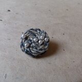 (再出品）ブローチ*linen-B