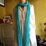 夏の予感のさざ波 リネン ストール