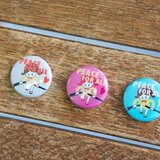 PEACE FOR ALL ~缶バッジ３色セット~