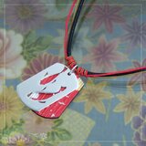 ［銀×和紙］透かし和柄タグペンダント『和金』