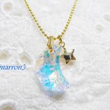 ☾Sparkling Moon&Starスワロネックレス☆