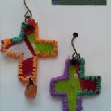 アフリカンテキスタイル　ピアス