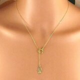 再販☆ ハムサ・六芒星ネックレス ゴールド