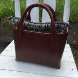 すすきたばね×イタリアレザーのトートバック