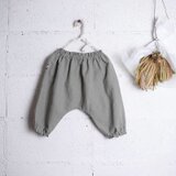 コットンリネン  サルエルパンツ