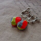 クレイジェム＊マルチカラーイヤリング＊ビビッド