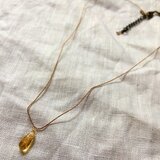 シルクコードネックレス 【シトリン】