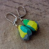 クレイジェム＊マルチカラーピアス＊ターコイズ