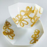 八角形ボウル&ソーサー