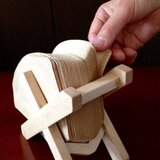 コーヒーフィルターペーパー ラック;Black Walnut