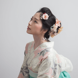 ちょっと変わった紫陽花のピアス。