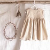 ワンピース  コットンリネン    90cm