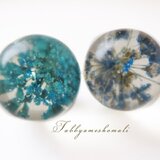 お花のまんまるピアス