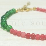 ピンクアゲートブレス