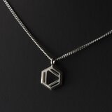 ベンゼン　化学式アクセサリー®ネックレスの画像