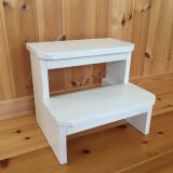 木の踏み台☆単色（白）