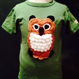 再販 フクロウt-shirt2