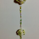 ふわきらサンキャッチャー  フラワー（グリーン）