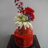 中華花布　おむつケーキ