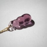mokomoko glass   ペンダント ライトパープル