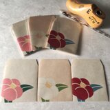 角型ぽち袋・つばき