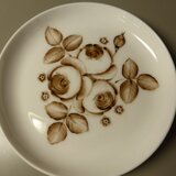 ポーセリンペイント　手描きの小皿９