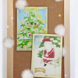 にゃんこ☆わんこクリスマス☆ポストカード