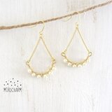 【runryo様 専用】 M ガラスのドロップモチーフピアス