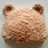 ふわもこ くまさん帽子