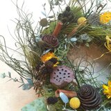 モスグリーングラスリース