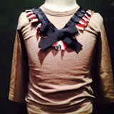 カラフルフリンジリボンT