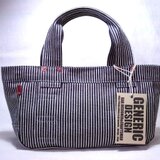 ヒッコリー(ネイビー) 手提げトートバッグ(Sサイズ)