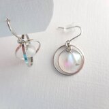 ルナフラッシュとリングのピアス