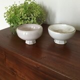 白 高杯 粉引き 小鉢