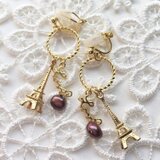 みっちょ様オーダー分 Paris love ピアス
