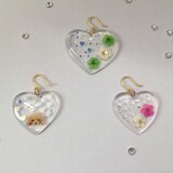 ハートクリアピアス