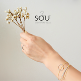 ほっそり水引ブレスレット「MARU」