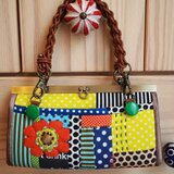 チュッピー様ご依頼分　持ち手つき　直線口金の長財布