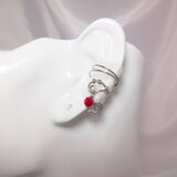 イヤーカフ(片耳)　 raspberryハート