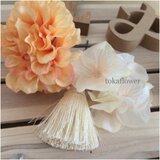 ダリアヘッドドレス （アプリコット）#11