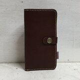 牛革i.phone6カバーチョコ　着せ替えタブ付