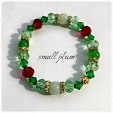 *Merry Christmas *天然石【良縁・希望】カルセドニー・アマゾナイト*パワーストーンブレス♪