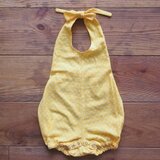 水玉のなすびワンピース