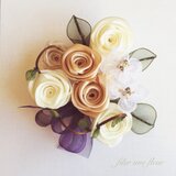 ribbon flower　milk tea｜03