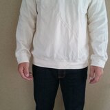 スウェット風 ダブルガーゼプルオーバー