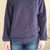 スウェットパーカ風 ダブルガーゼプルオーバー