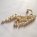 コットンパールの華やかイヤーフック　キスカ