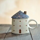 家のカップ（青）の画像